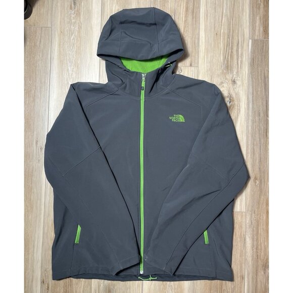 The North Face Other - The North Face Soft Shell Hiking Fleece Lined Gray Jacket - Men Size XL